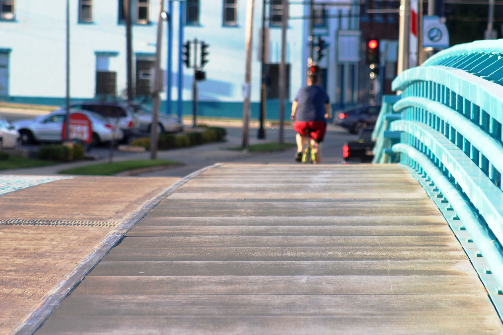 Over the Main Street Bridge